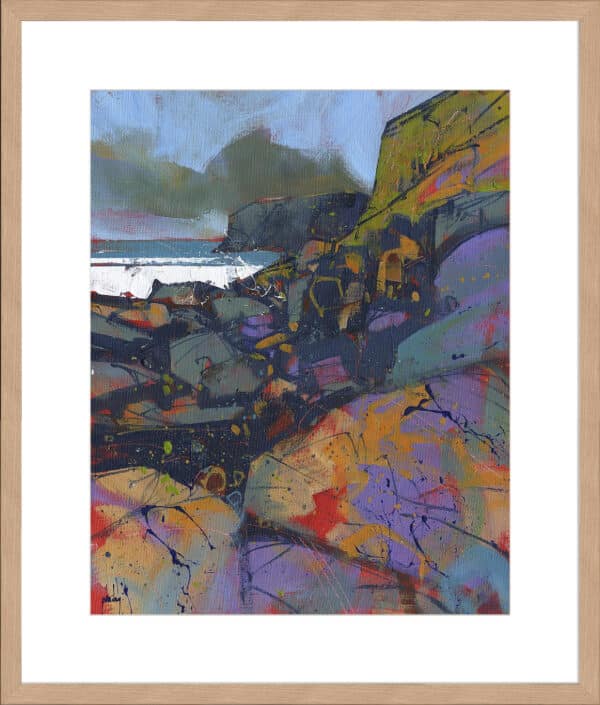 Morfa Cove Rocks - 10cm Mount Board - Image 9