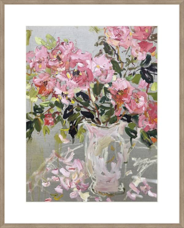 Roses in a Jug - 10cm Mount Board - Image 4