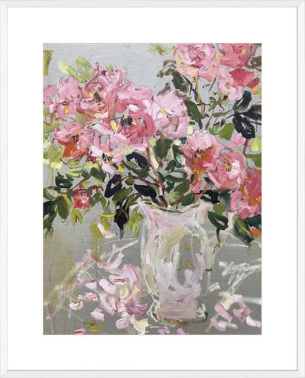 Roses in a Jug - 10cm Mount Board