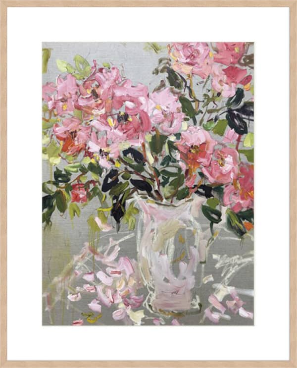 Roses in a Jug - 10cm Mount Board - Image 3