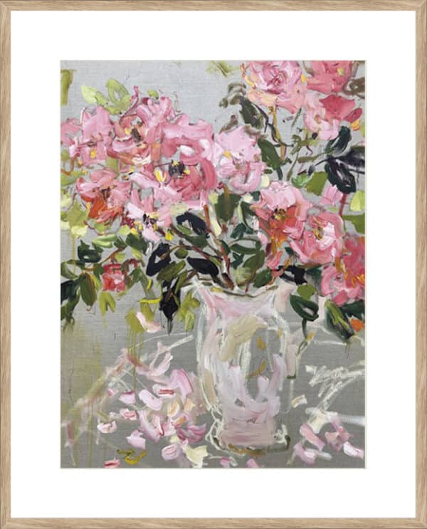 Roses in a Jug - 10cm Mount Board - Image 2