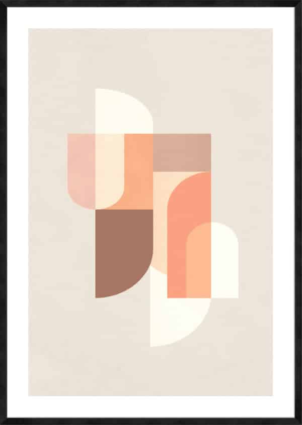 Retro Geometric III - 5cm White Border - Image 2