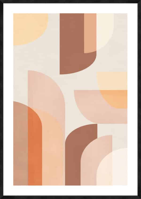 Retro Geometric II - 5cm White Border - Image 3