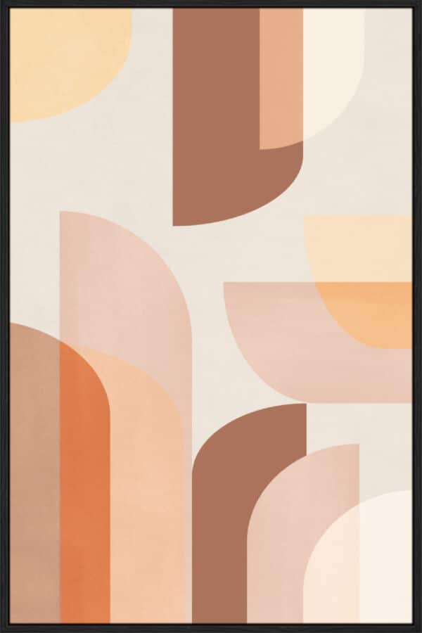 Retro Geometric I - Canvas - Image 3