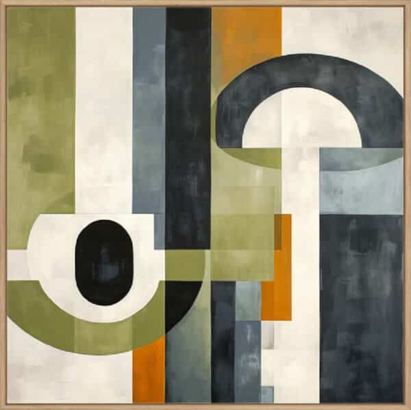 Sage Green Midcentury I - Canvas - Image 4