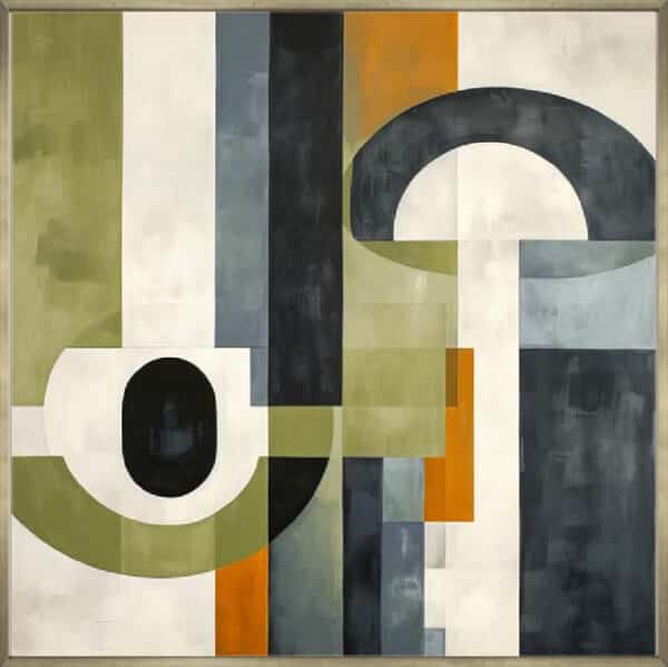 Sage Green Midcentury I - Canvas - Image 3