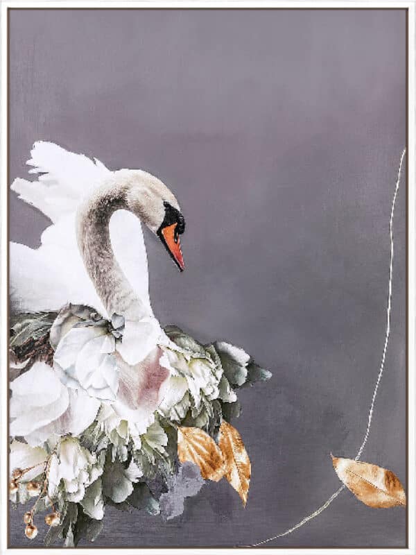 Swan Gold I - Canvas - Image 3