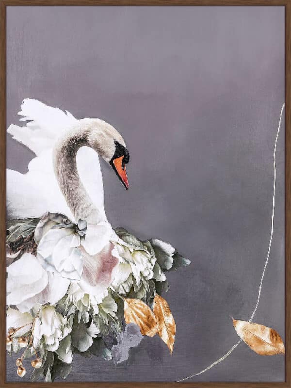 Swan Gold I - Canvas - Image 2