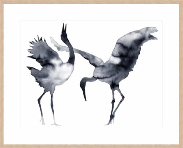 Cavorting Cranes - 10cm Mount Board - Image 2