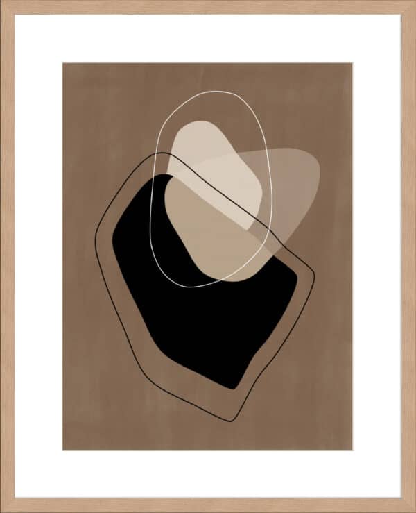 Neutral Composition Artwork - 10cm Mount Board - Image 7