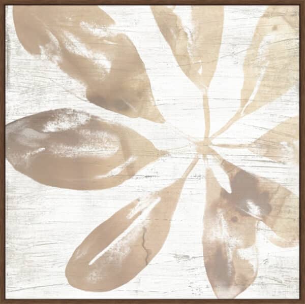 Neutral Palm Fossil III - Canvas - Image 3