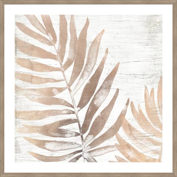 Neutral Palm Fossil II - 5cm White Border