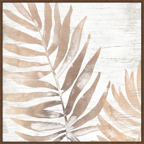 Neutral Palm Fossil II - Canvas - Image 2