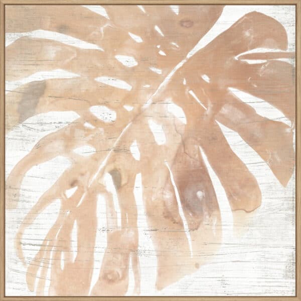 Neutral Palm Fossil I - Canvas - Image 2