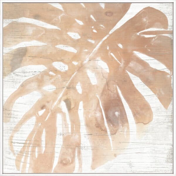 Neutral Palm Fossil I - Canvas - Image 3