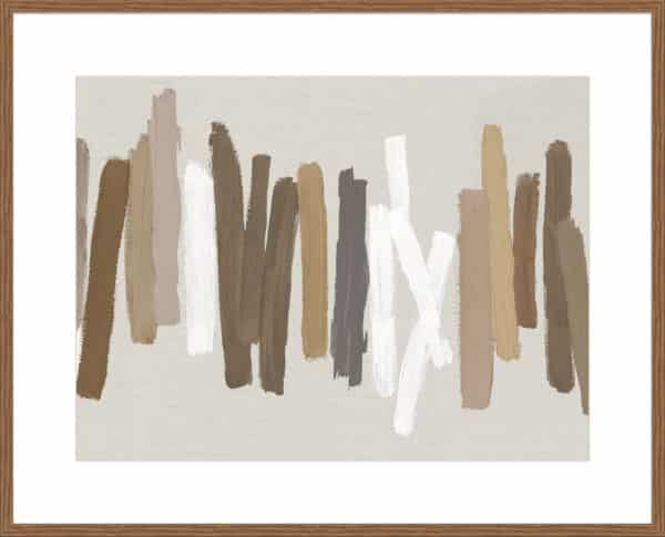 Strokes in Brown II - 10cm Mount Board - Image 7