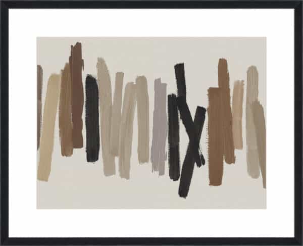 Strokes in Brown I - 10cm Mount Board - Image 7