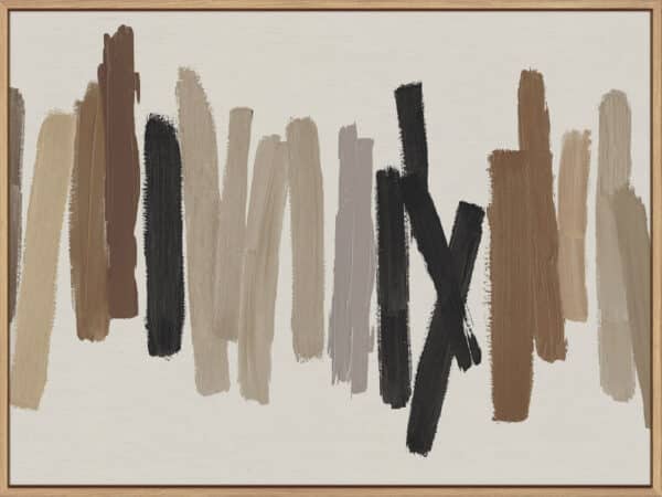 Strokes in Brown I - Canvas - Image 4