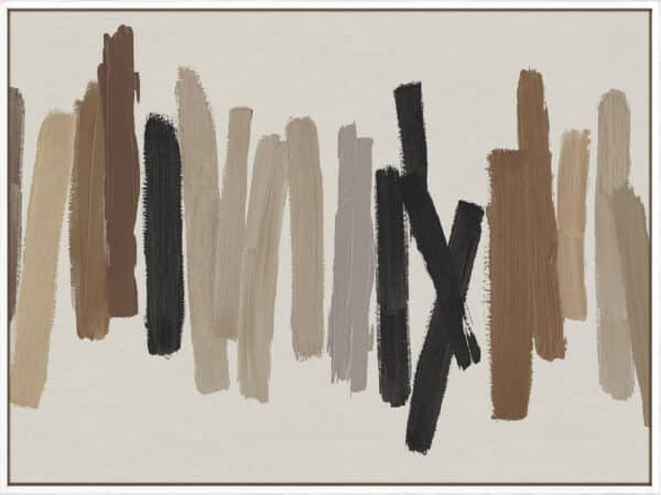 Strokes in Brown I - Canvas - Image 3