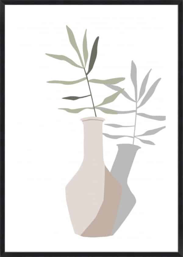 Vase & Stem III - 5cm White Border - Image 3