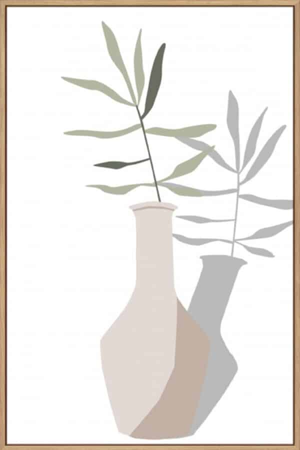 Vase & Stem III - Canvas