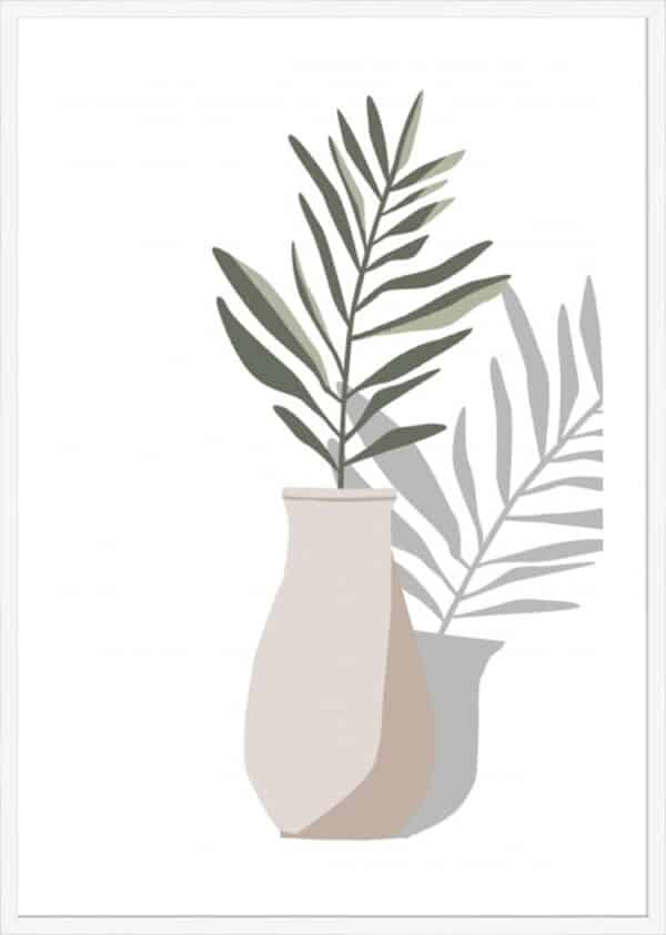 Vase & Stem II - 5cm White Border - Image 3