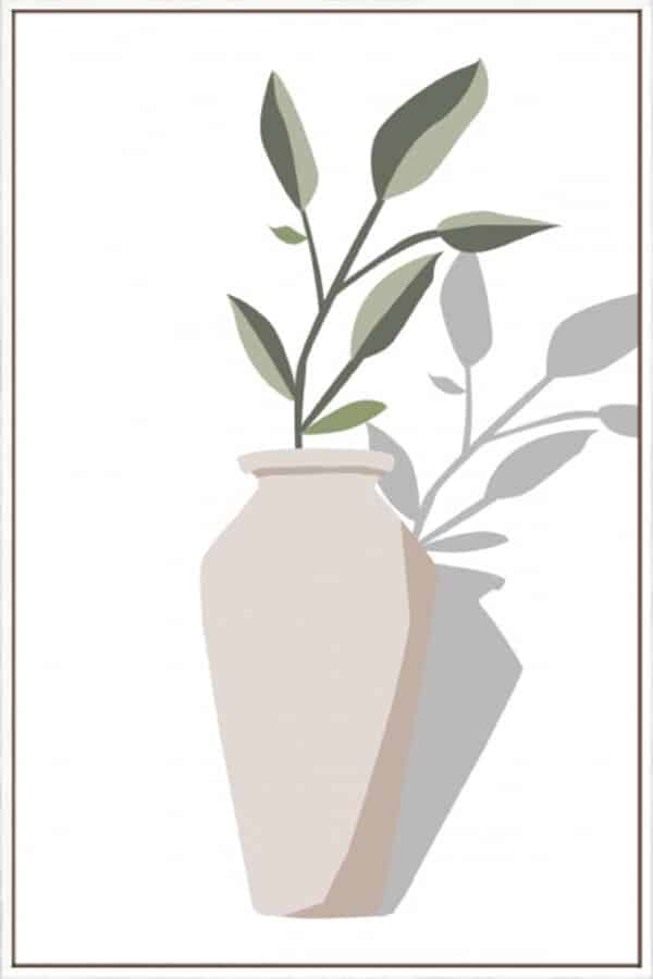 Vase & Stem IV - Canvas - Image 2