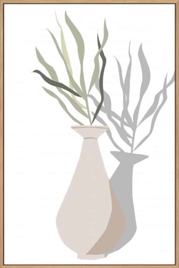 Vase & Stem I - Canvas